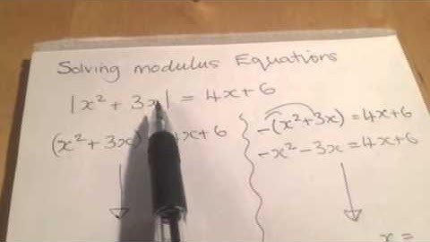 C3 Modulus Equations and Graphs