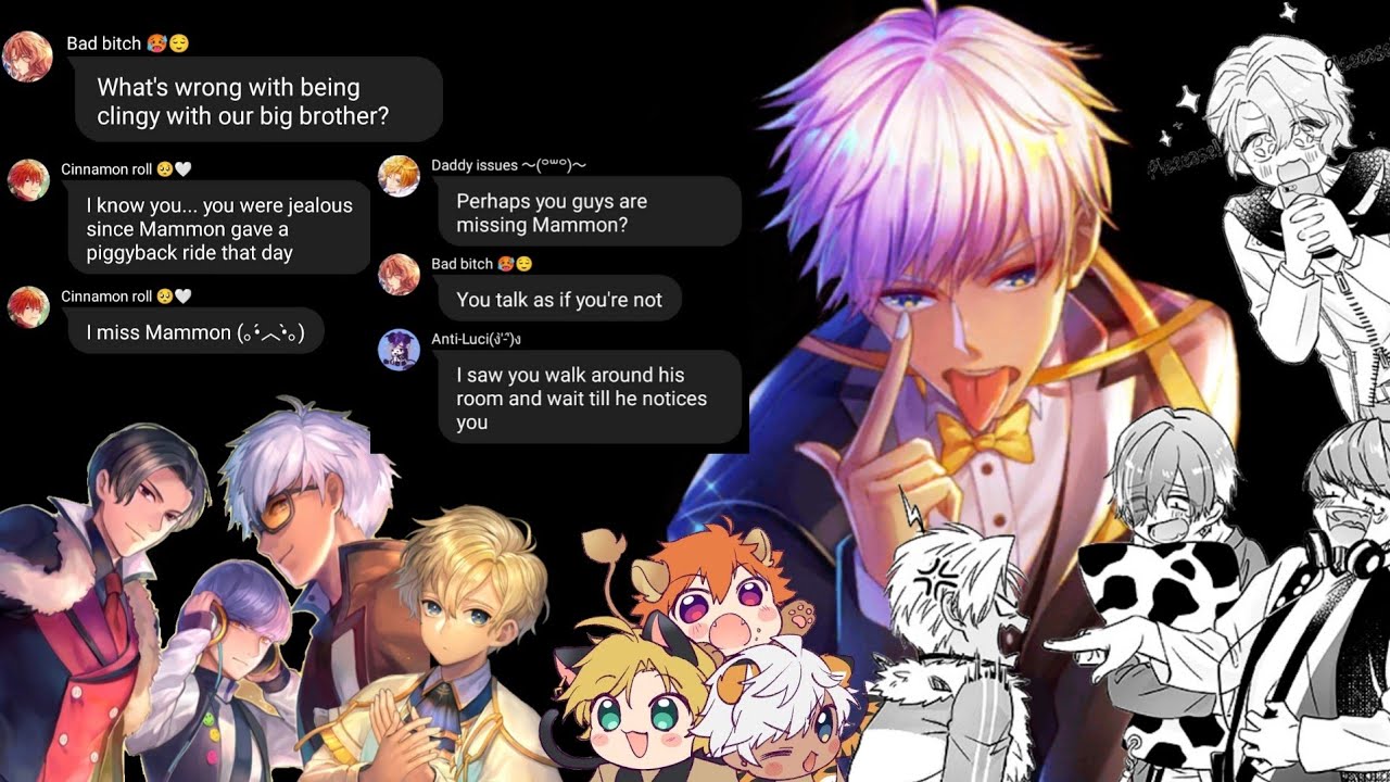 Obey Me ✨ || Jealous brothers wanting Mammon's attention 🥺👀 || Obey Me Text Story😌💞