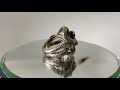 Кольцо "Василиск" из золота с бриллиантами