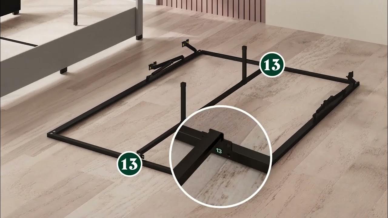 Zinus Gas Lift Bed Assembly YouTube