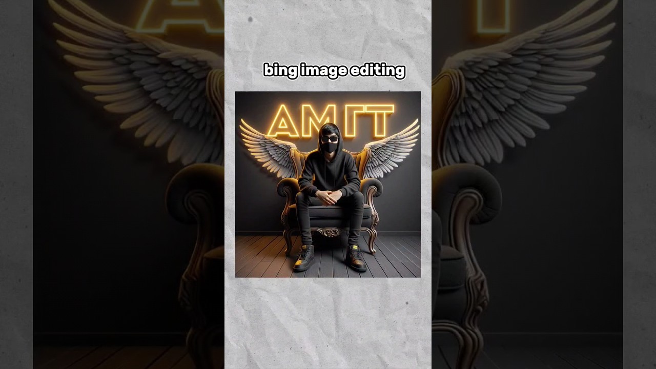 How to create 3d wings name image 
