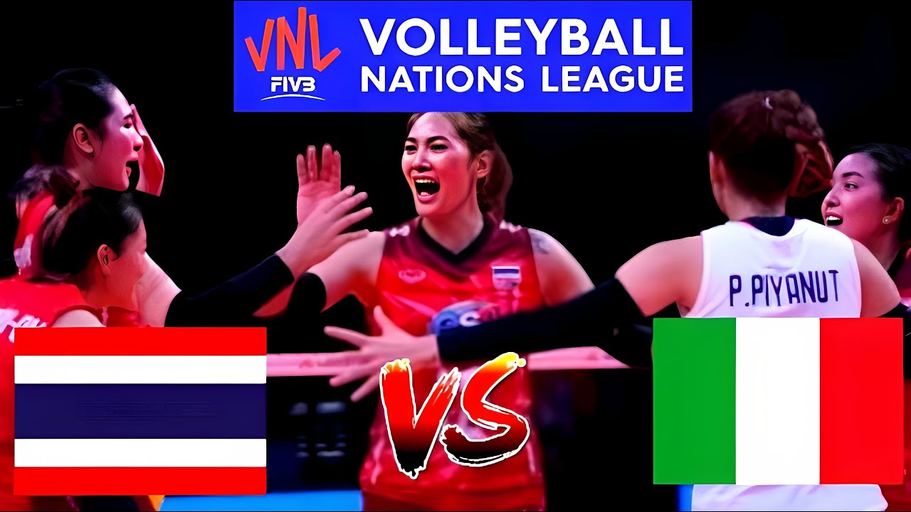 THAILAND W VS ITALY W 2023 VNL WOMENS VOLLEYBALL LIVE SCOREBOARD