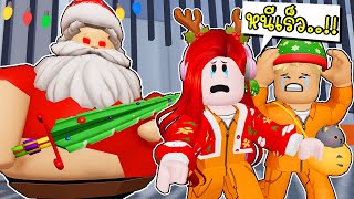 หนีออกจากคุกผู้คุมซานต้า 🎅🎄 Roblox ESCAPE SANTA CLAUS BARRY'S PRISON RUN OBBY