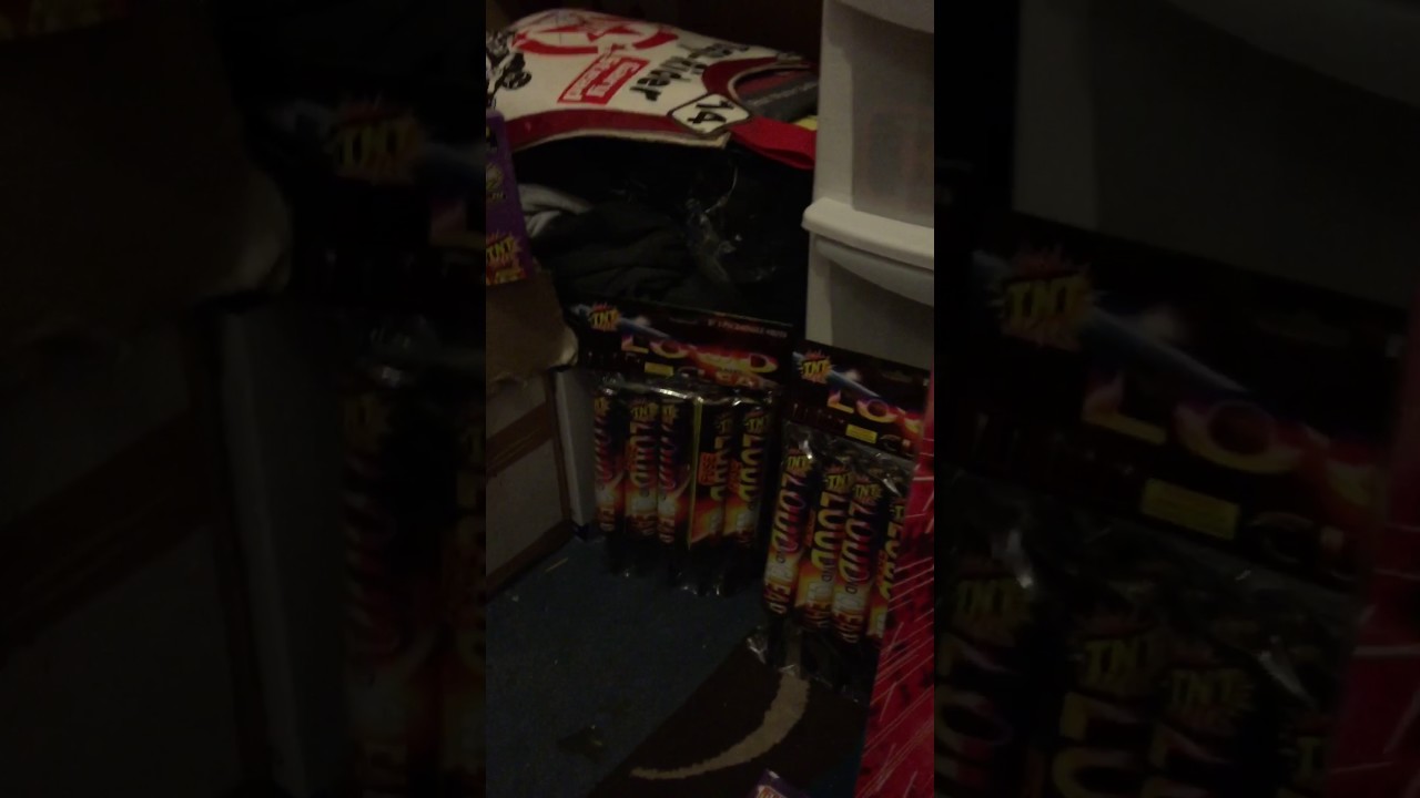 My 2016 fireworks stash video part 1