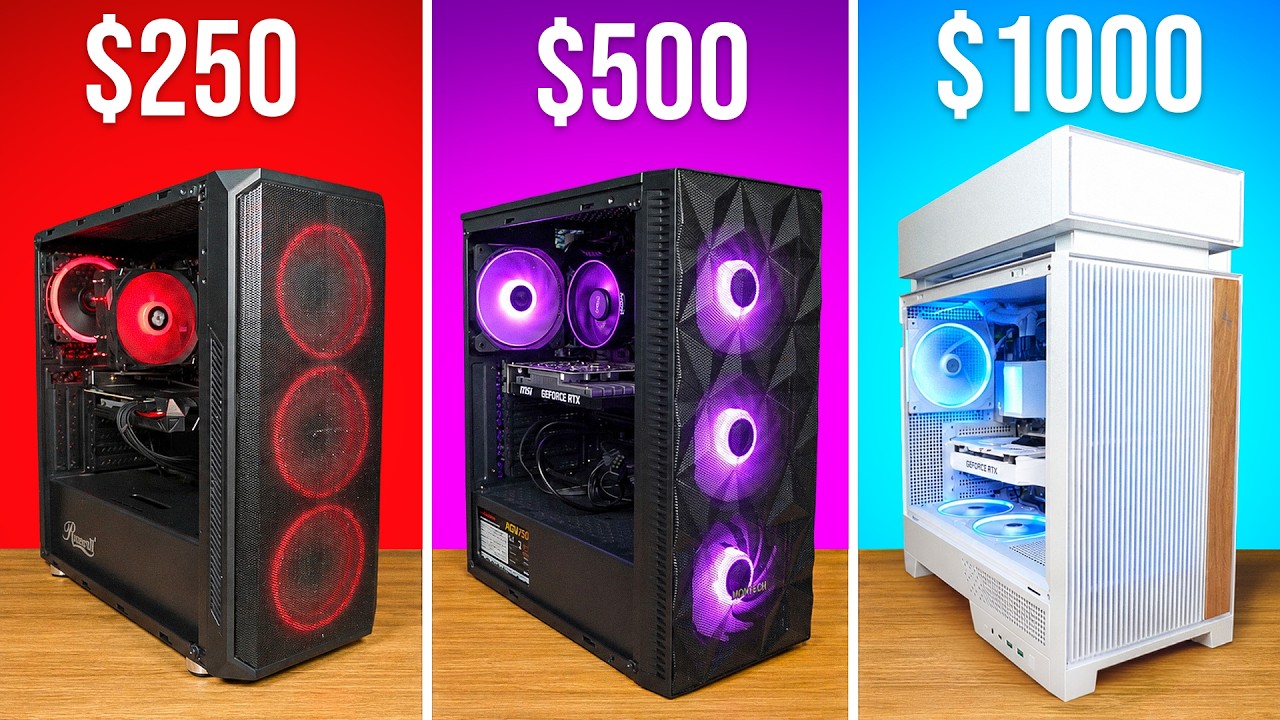 I Built The BEST Gaming PC For Every Budget!