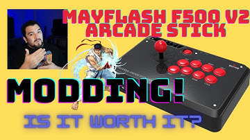 Mayflash F500 V2 Modding - Sanwa buttons, Oval balltop & Square restrictor gate (Extended Cut)