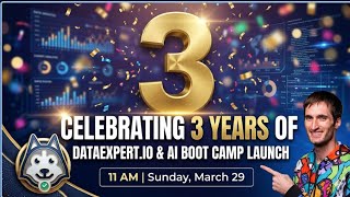 Data Expert 3 Year Anniversary Live!