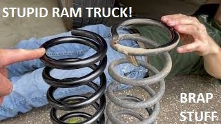 2009-2018 2019 Ram 1500 Classic Rear Coil Spring Swap TufTruck XHD TTC-1211 Replacement How To 4WD