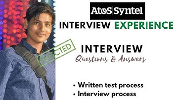 Atos syntel latest interview experience 2022 | Atos syntel interview questions&answers | Atos syntel