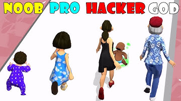 NOOB vs PRO vs HACKER vs GOD - Run of Ljfe