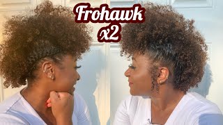 FROHAWK HAIRSTYLE for SHORT NATURAL HAIR