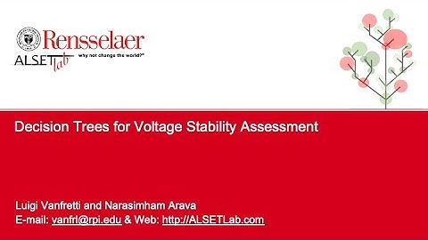 Decision Trees for Voltage Stability Assessment