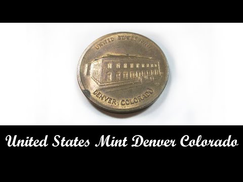 Department Of The Treasury 1789 United States Mint Denver Colorado Medaille Token Bronze Full HD