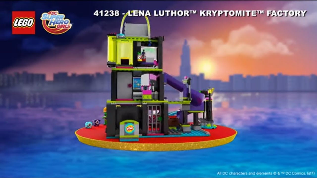 lego lena luthor kryptomite factory