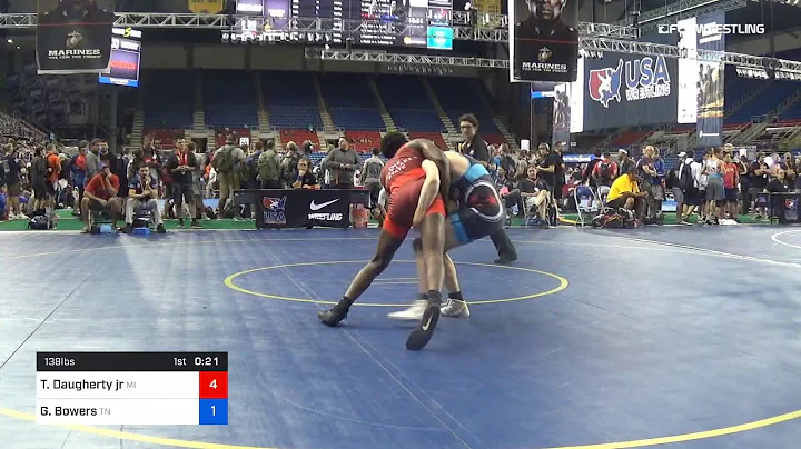 138 Lbs Cons 16 1 Tarrence Daugherty Jr Michigan V...