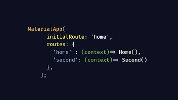 Flutter Named Route | Flutter Native Route & Navigation