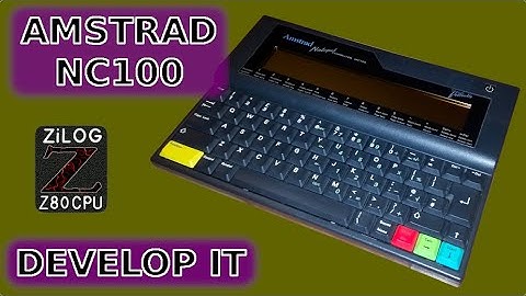 Amstrad NC100 Notebook Computer 1992