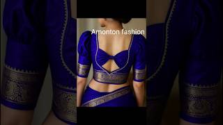 Trending model blouse back neck design #blouse #blousedesign #backneckdesigns #tailoring #viralvideo