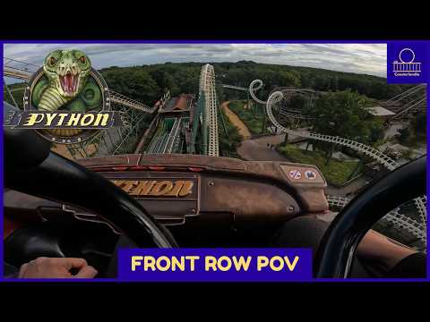 Python POV - Efteling's FIRST Coaster - Front Row (4K)