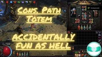 (3.22) Path of Exile - Consecrated Path Totem Hierophant - Mapping + Maven-witnessed Baran