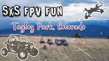 FPV SXS Chase video RZR Trail Riding & Camping (Taylor Park Reservoir, Colorado)