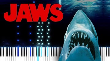 JAWS - Main Theme | Piano Tutorial [MIDI File]