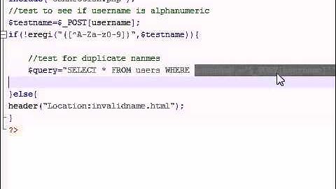 PHP Tutorial   30   Check for Duplicate Names in Game