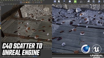 Taking Cinema 4d s24 Scatter to Unreal Engine