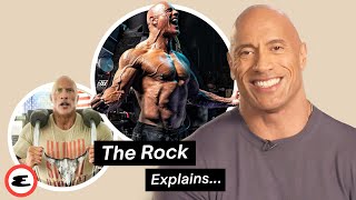 Celebrity Dwayne Johnson On Why He Pees In A Water Bottle At The Gym | Explain This | Esquire Profile