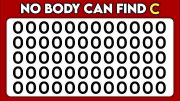 TEST YOUR OBSERVATION SKILLS 👀 | FIND THE ODD NUMBER AND LETTER EDITION