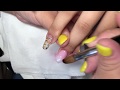 natural ombre  and gold foil application ( watch me work ! )