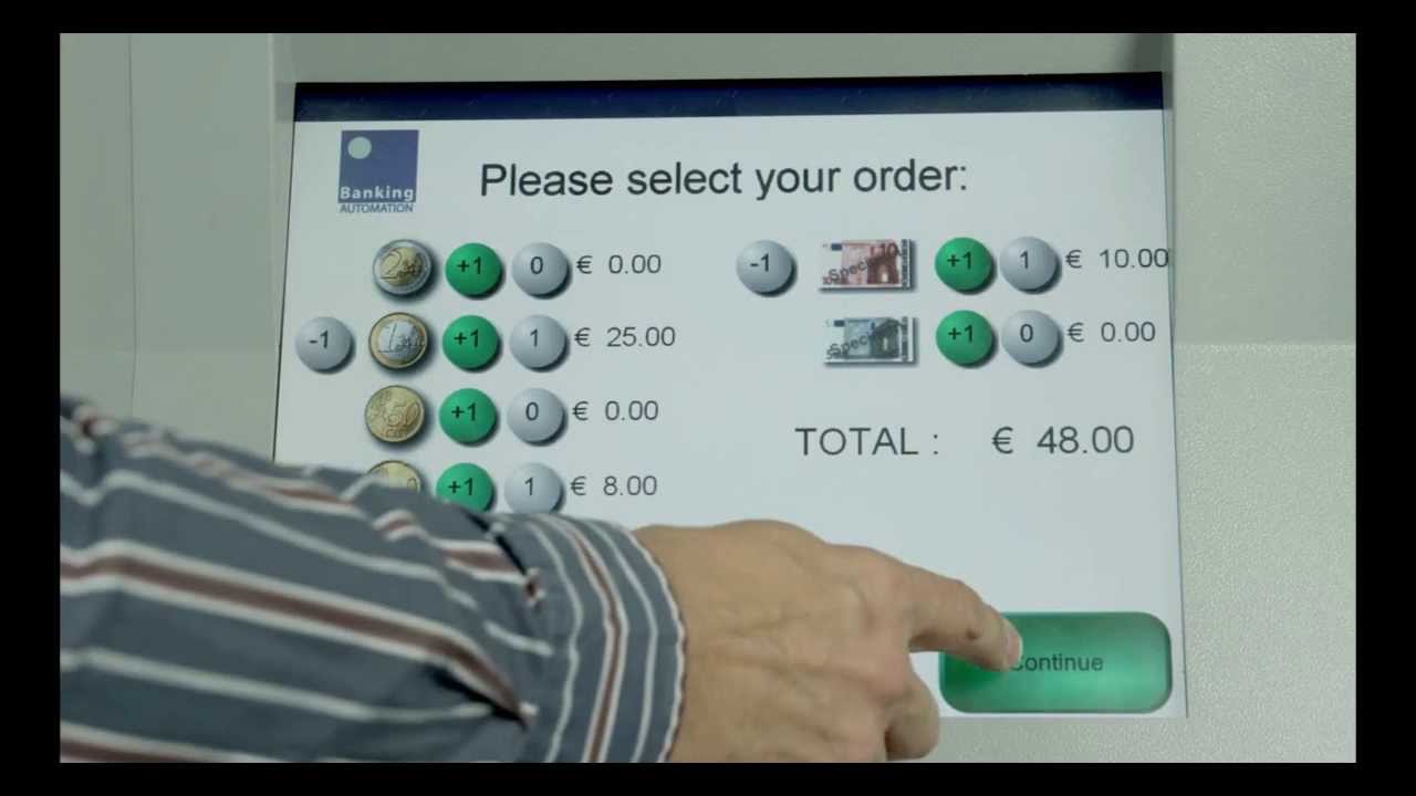 Máquina de Troco Cash Exchange Machine SERVICOIN YouTube