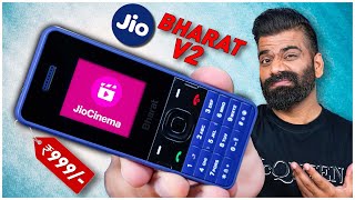JioBharat V2 4G Unboxing & First Look - Jio Cinema in ₹999?🔥🔥🔥 screenshot 3