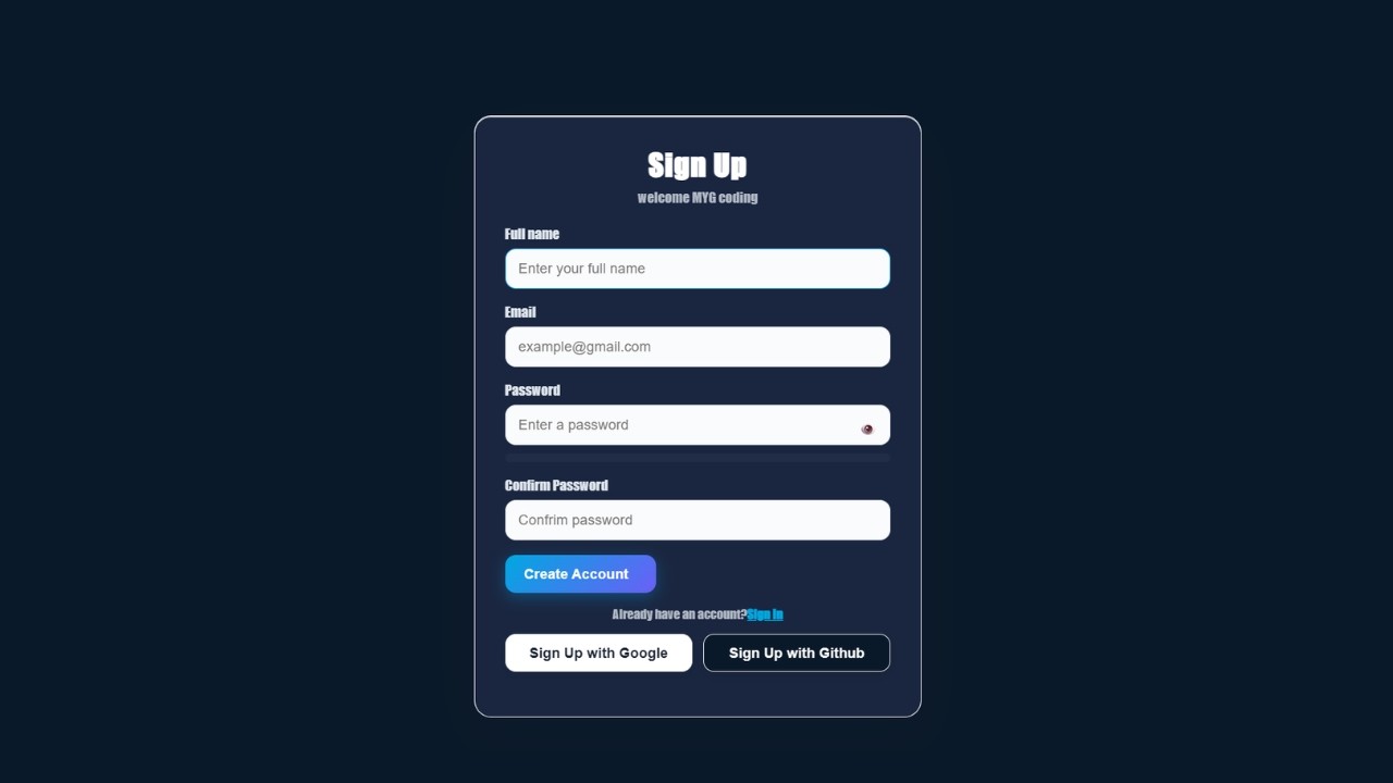 Make your Sign Up Page 100% Secure! | JavaScript Tutorial - YouTube