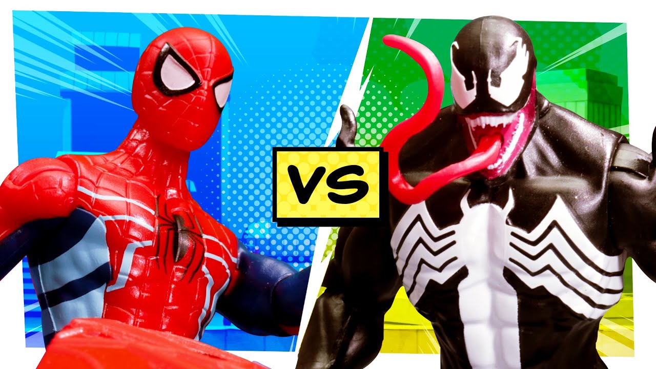 Spider-Bot Symbiote Battle | Spider-Man vs. Venom | Hasbro’s Epic Marvel