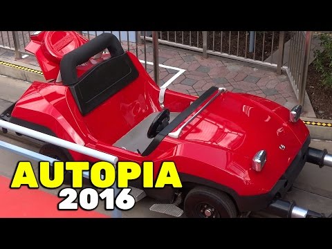 Autopia FULL RIDE on re-opening day after refurbishment at Disneyland 2016