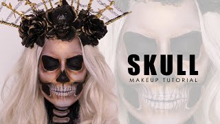 Skull Face Paint Tutorial | Halloween Makeup Tutorial | Shonagh Scott