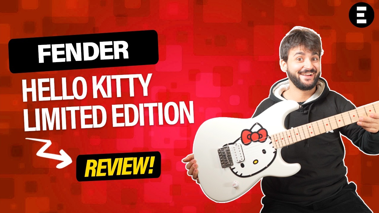 Fender x Hello Kitty White Stratocaster Limited Edition | EGITANA