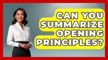 Can You Summarize Opening Principles? - The Chess Codex