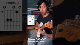 Chords For Midwest Emo Jazz In DAEAC#E #mathrock #midwestemo #guitarchords #guitarlesson #jazz