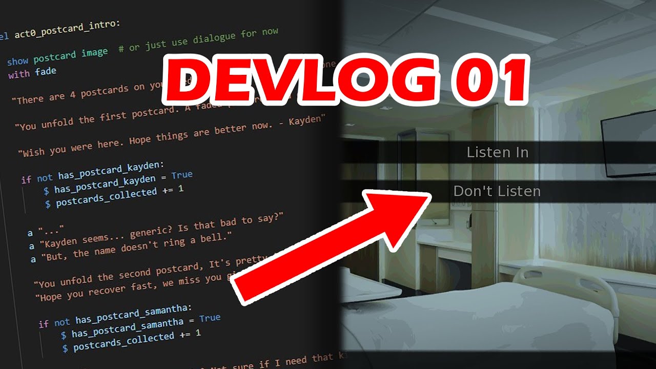 Making My First Psych Horror VN [ Devlog 1 ] - YouTube
