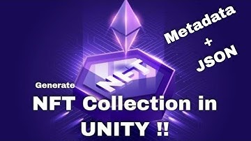 Generate metadata for NFT collection [unity][part 2]