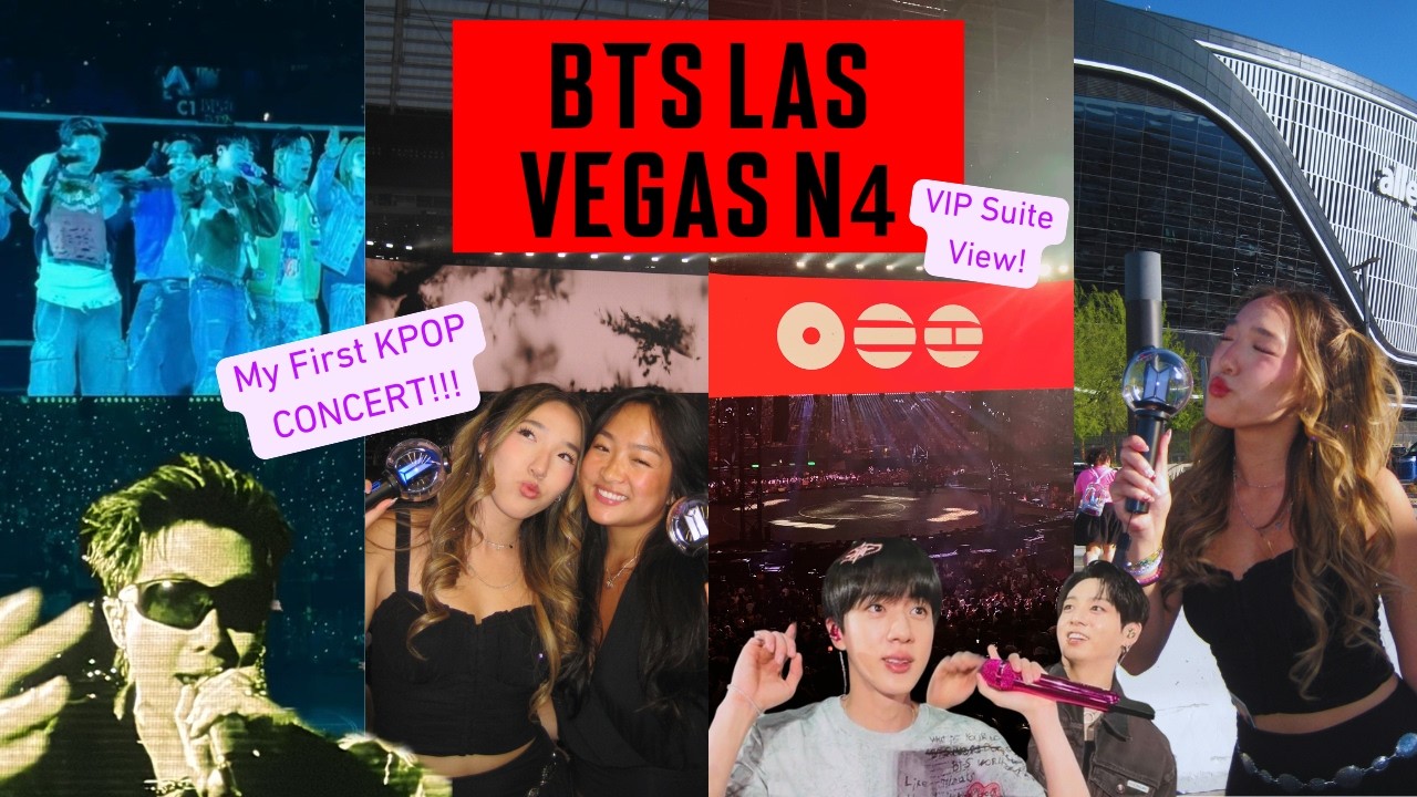 BTS Arirang Tour | LAS VEGAS DAY 2 | FLOOR seats, concert vlog