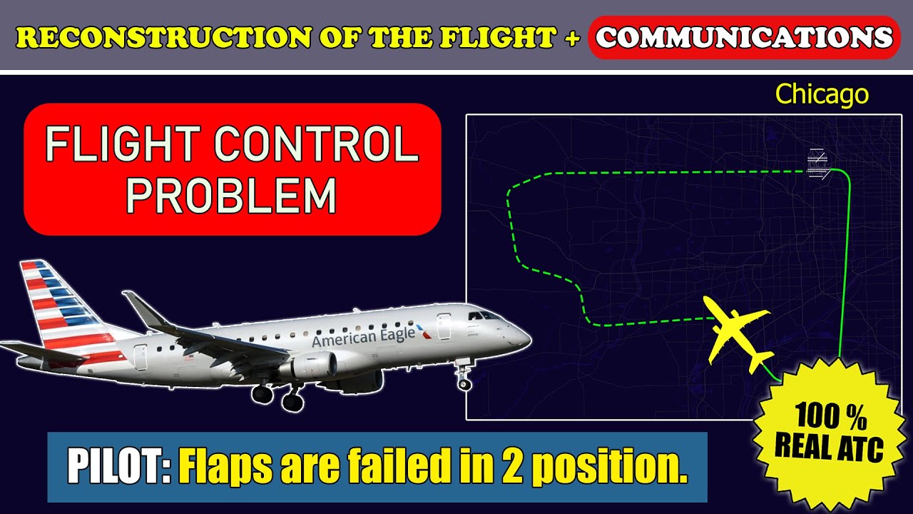 Flight control problem. Flaps malfunction Envoy Air Embraer 175