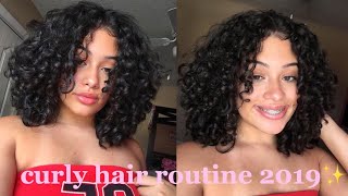 My Curly Hair Routine 2019