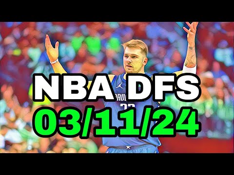 NBA DFS Picks Today 3/11/24 | DAILY RUNDOWN