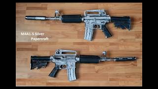 Rifle de Asalto M4A1 Tamaño real Papercraft Gratis