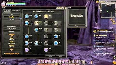 Dragon Nest INA-Build skils PVP crusader Cap 90 2016
