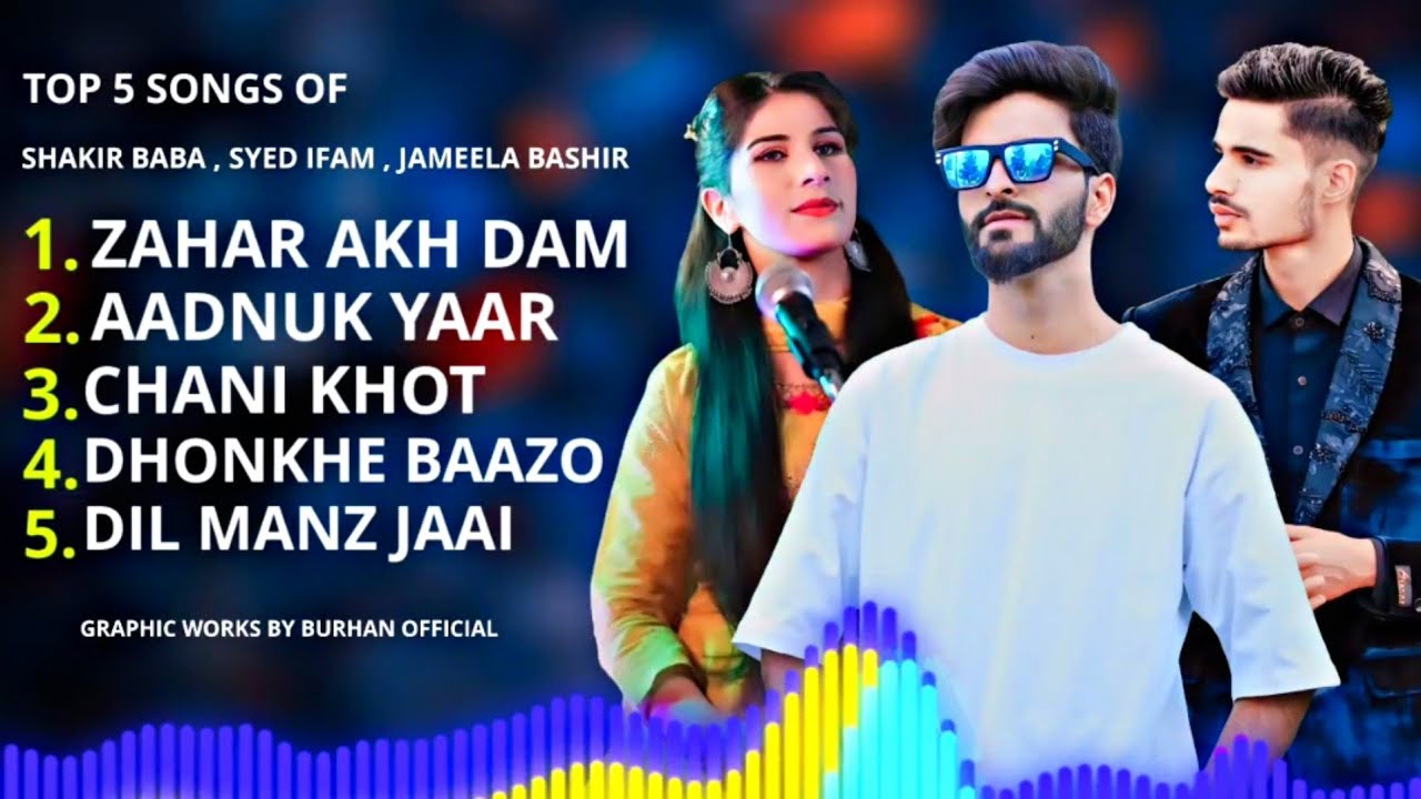 Top 5 Hit Kashmiri  songs of Syed Ifam |  Trending Jukebox | Break Free Tour with Shakir Baba 2024