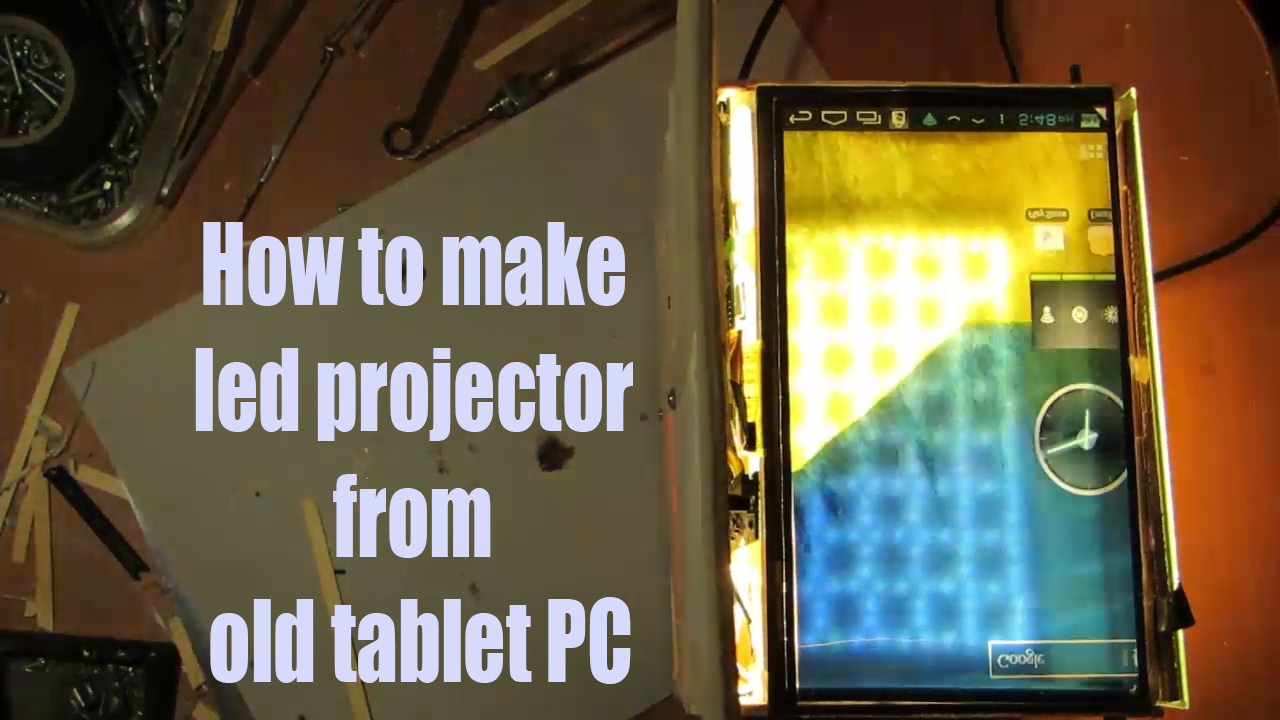 10 Times Bigger Screen Projector From Convex Lens Youtube Led Projector Diy Projector Projector